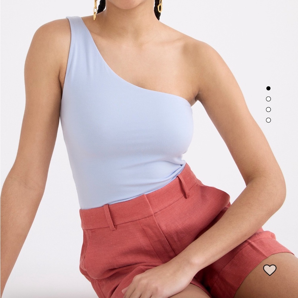 NWOT J.Crew FormKnit one-shoulder tank top